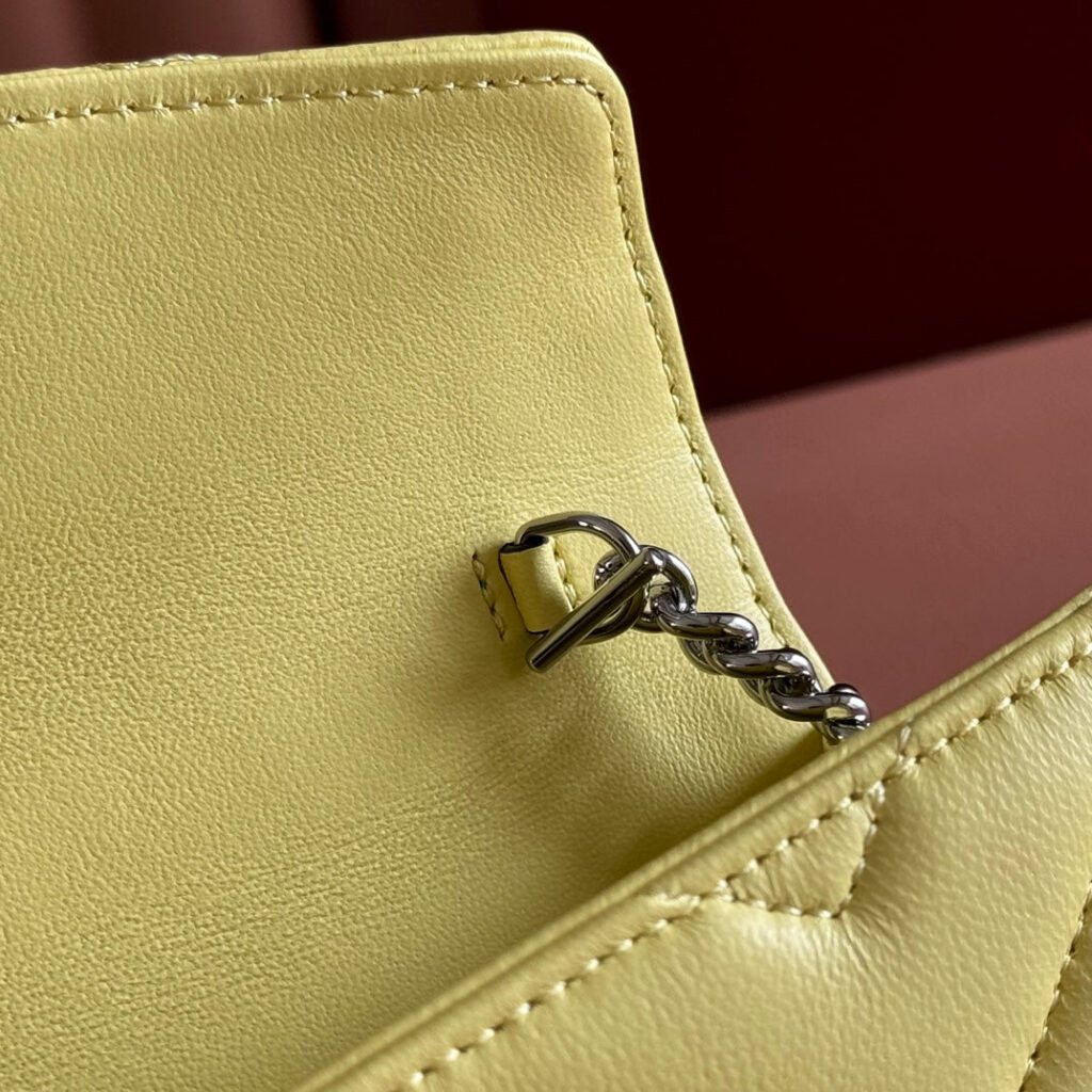 Gucci Marmont Chain Wallet Yellow Cowhide 254973 - Product Image 2