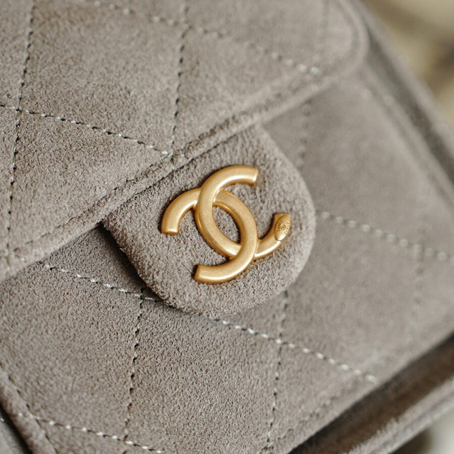 CC Backpack Matte Grey Suede 299657 | Studio Nafay