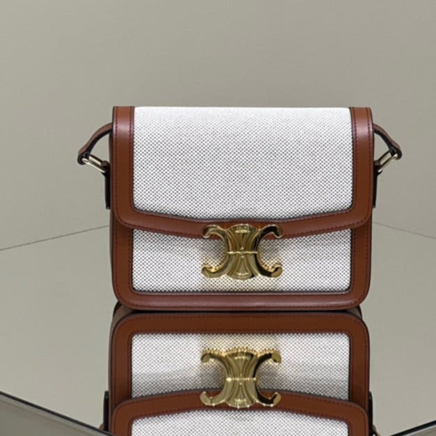 CLASSIQUE TRIOMPHE 22 CALFSKIN NATURAL TAN | Studio Nafay