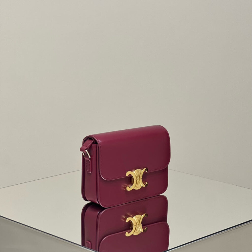 MINI CLAUDE 22 SHINY CALFSKIN FANSY PURPLE - Product Image 2