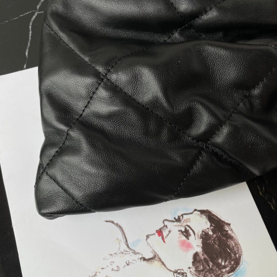 CC 25K Bow Bag 38cm Black Calfskin | Studio Nafay