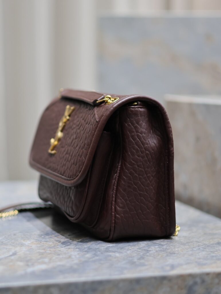 JAMIE POCHON 38 IN ARMY GREEN LAMBSKIN GOLD HARDWARE - Product Image 2