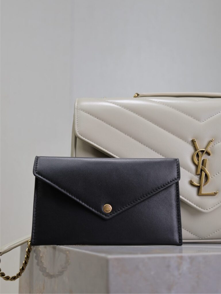 LOULOU MEDIUM 29 IN WHITE SHEEPSKIN GOLD HARDWARE - Product Image 2