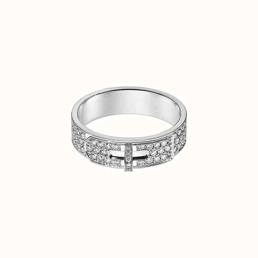 KELLY SILVER DIAMOND RING | Studio Nafay