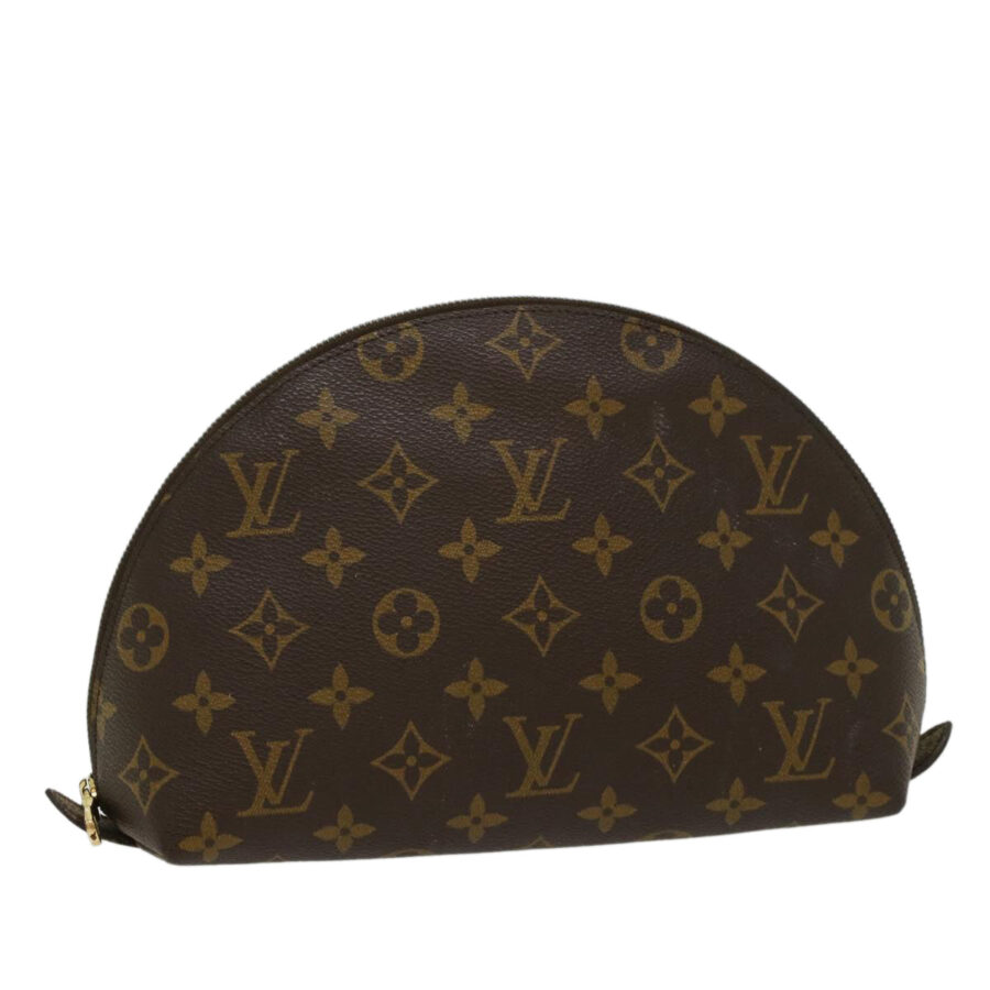 LOUIS VUITTON Monogram Trousse Demi Ronde Cosmetic Pouch LV Auth ki3334 | Studio Nafay