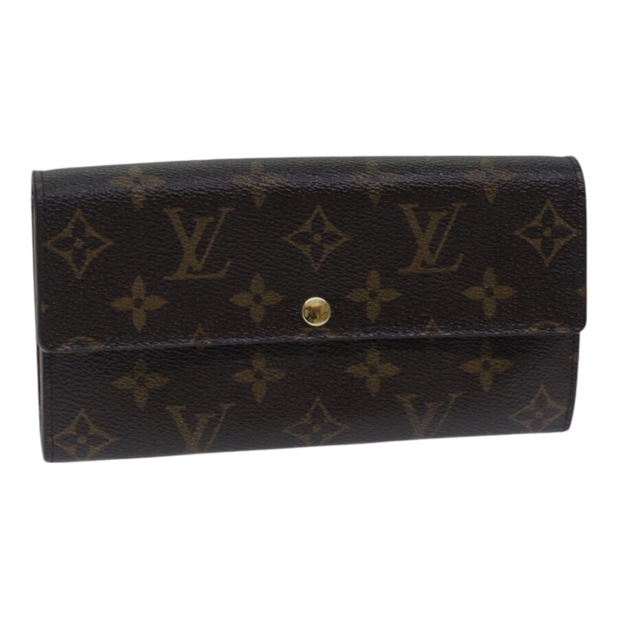 LOUIS VUITTON Monogram Portefeuille Sarah Long Wallet LV Auth ki4916 | Studio Nafay