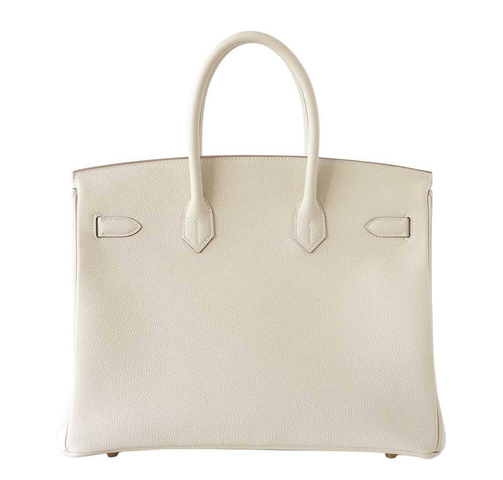 HermesBirkin 35 Craie Togo Bag