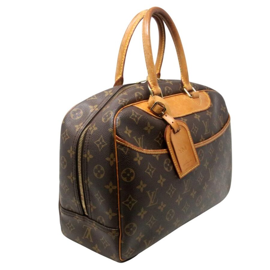 Louis Vuitton Deauville Monogram Canvas Boston Shoulder Bag LV-0225N-0051 | Studio Nafay