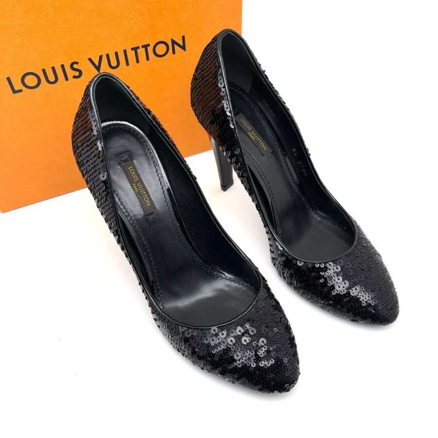Louis Vuitton - Escarpins à sequins T.39