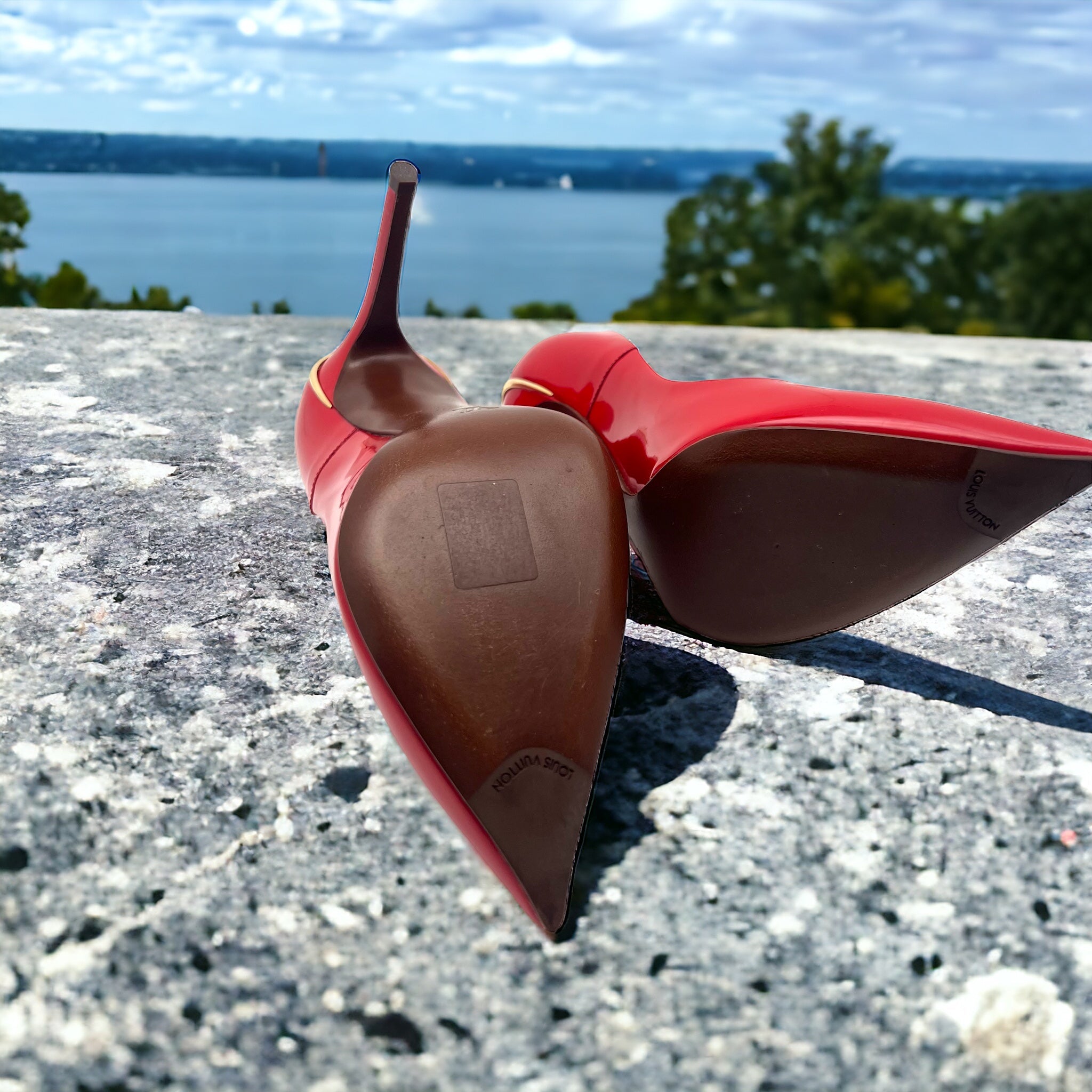 Louis Vuitton – Escarpins T.38.5