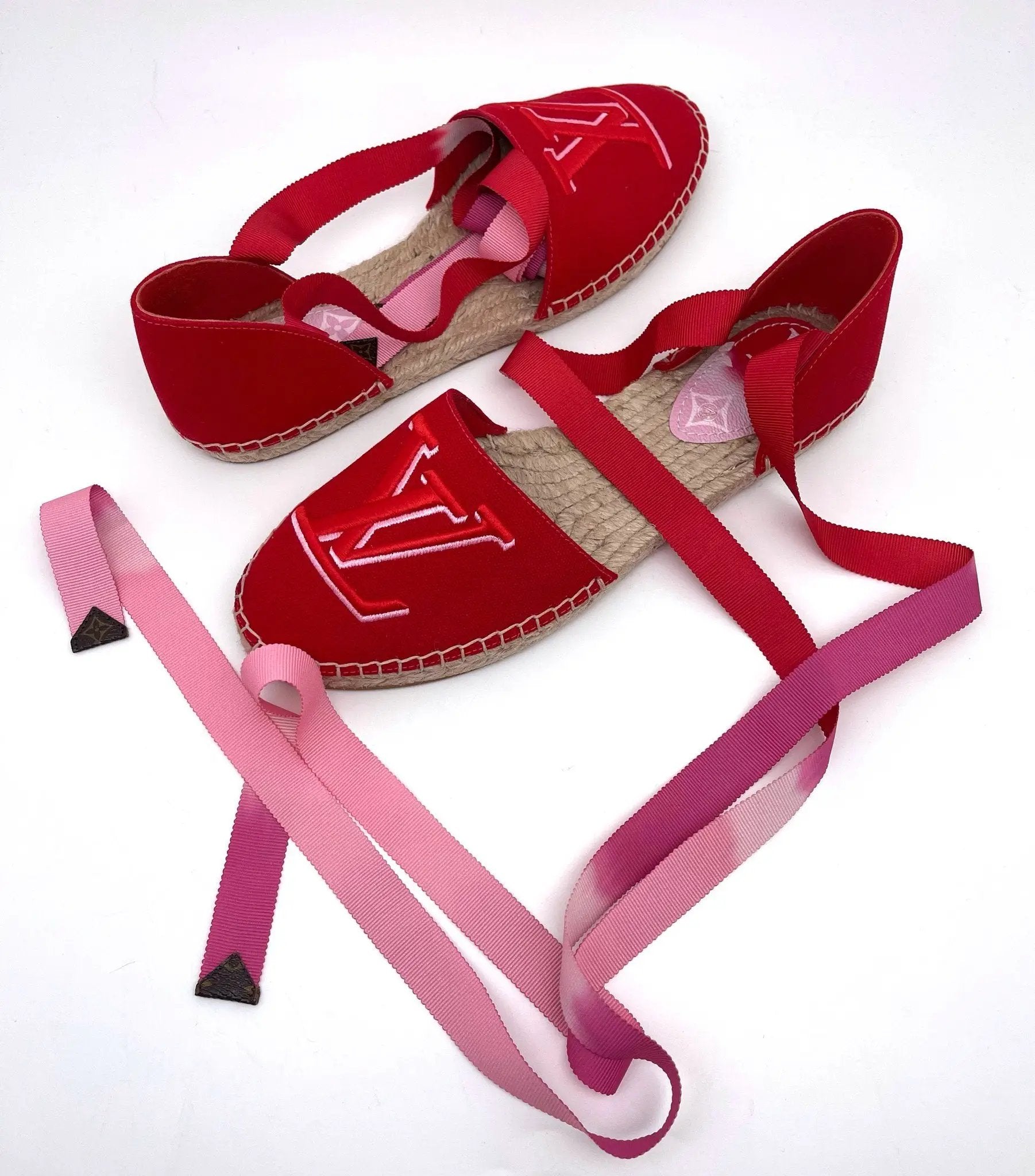 Louis Vuitton – Espadrilles à lacets Escale Starboard T.38