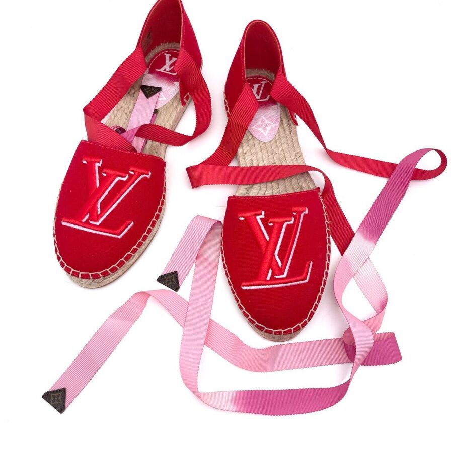 Louis Vuitton - Espadrilles à lacets Escale Starboard T.38