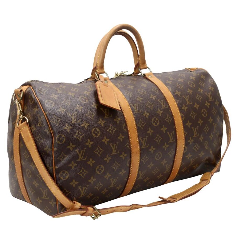 Louis Vuitton Keepall 50 Monogram Canvas Bandouliere Travel Bag LV-0829N-0001 | Studio Nafay
