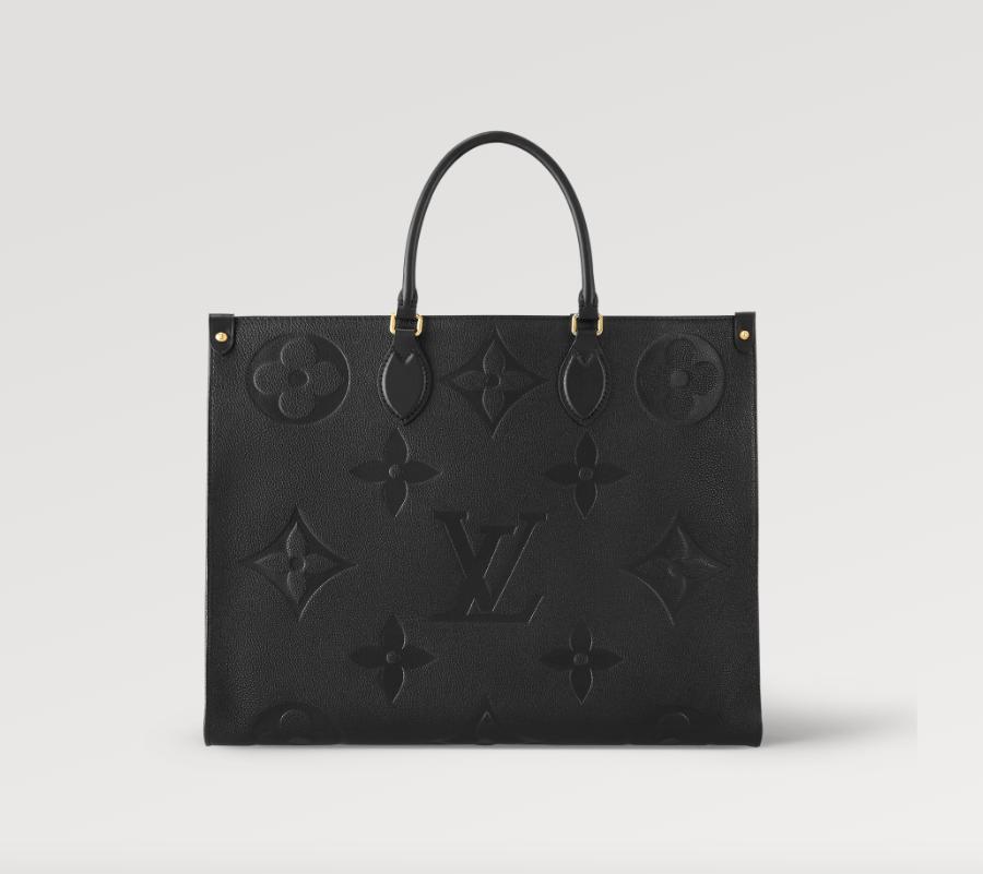 LOUIS VUITTON ON THE GO EMPREINTE LEATHER TOTE BAG | Studio Nafay