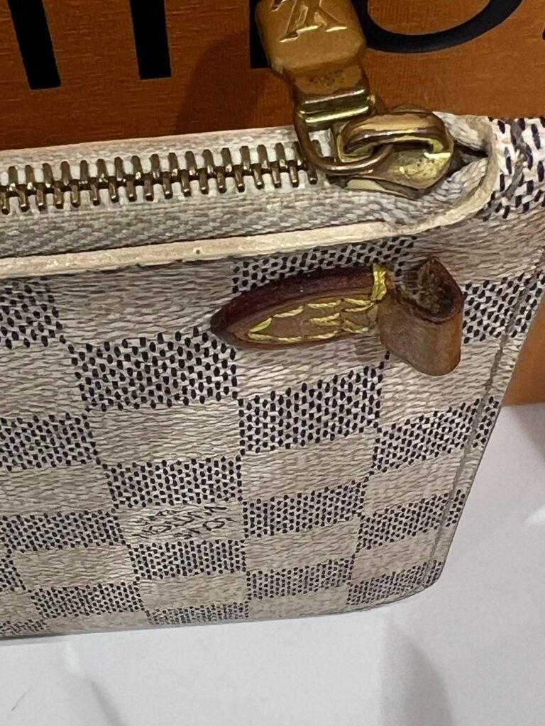 Louis Vuitton - Pochette neverfull damier azur