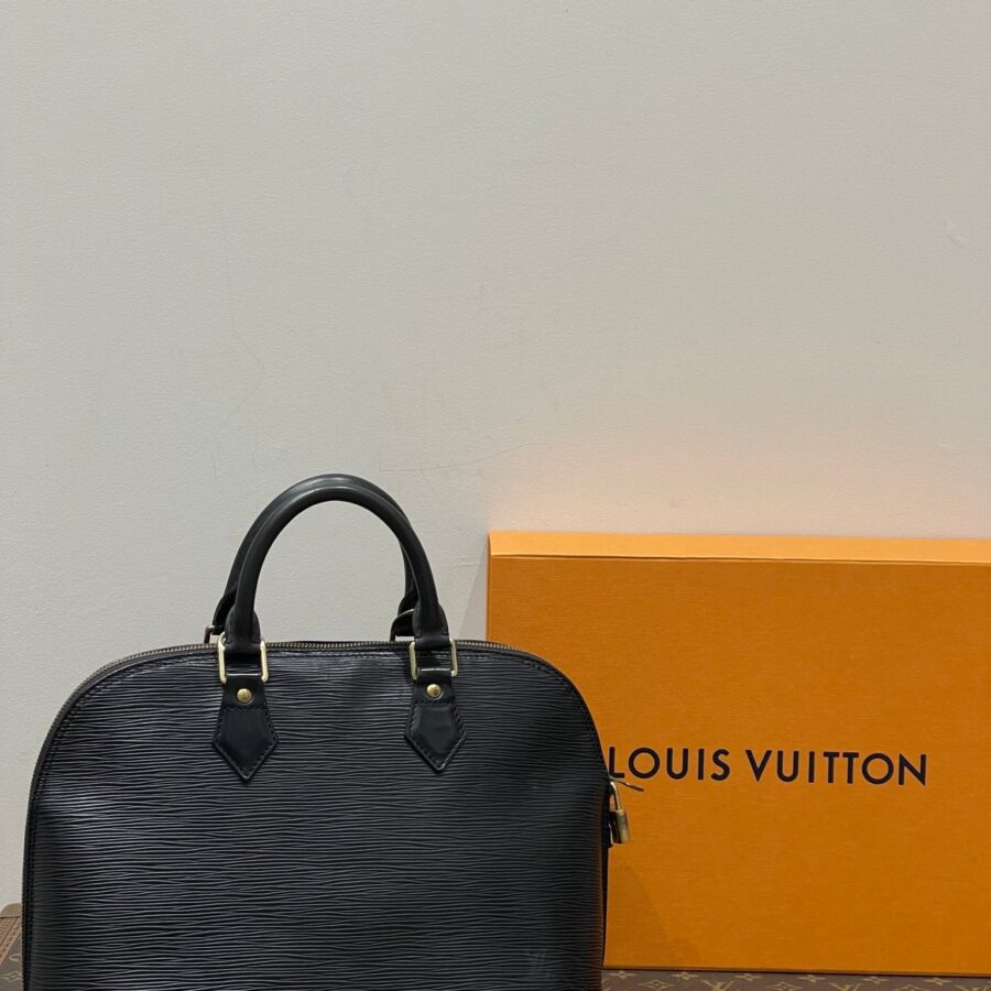 Louis Vuitton - Sac Alma MM noir épi