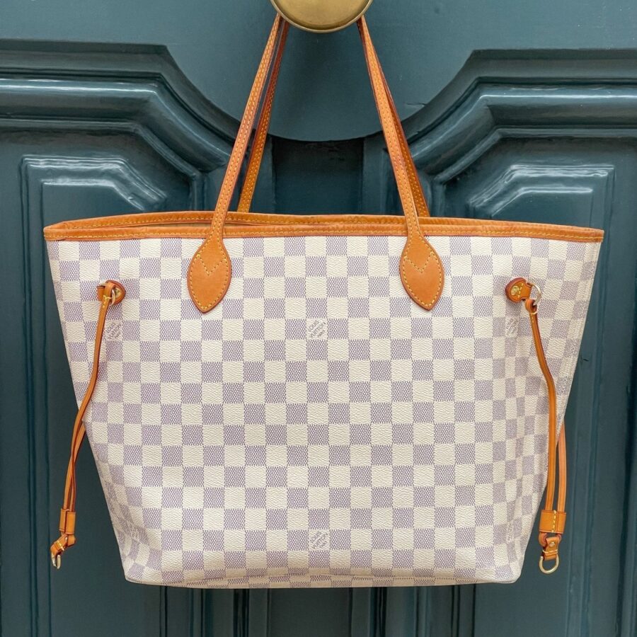 Louis Vuitton - Sac Neverfull MM damier azur