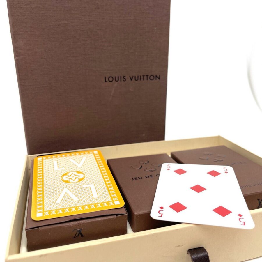 Louis Vuitton - Set de 3 paquets de jeux de cartes