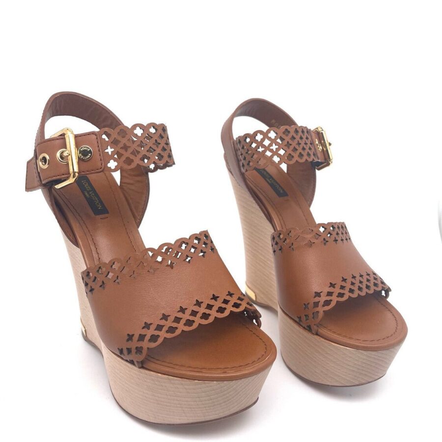 Louis Vuitton - Talons compensés T.37,5