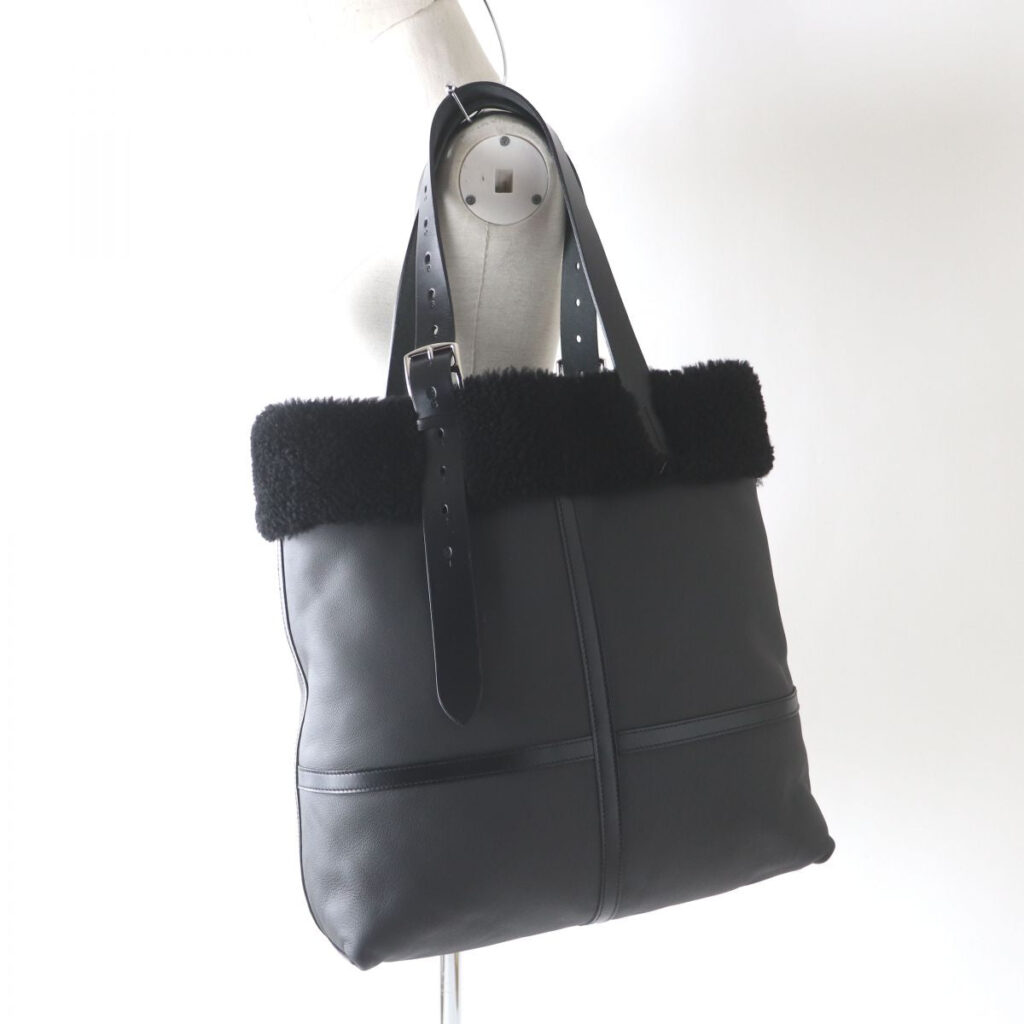 HERMES Tote Bag Taurillon Clemence Cristobal black - Product Image 2