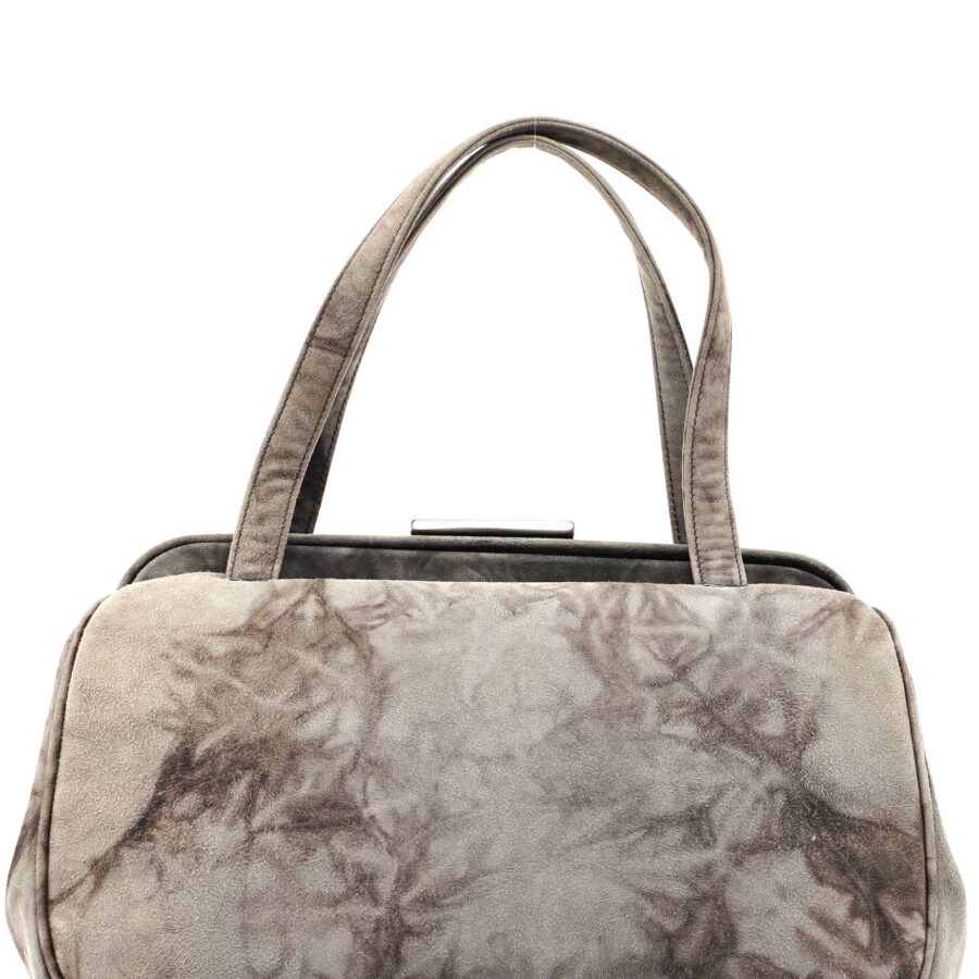 Grey Camoscio Lux Tie-Dye Clutch Bag | Studio Nafay