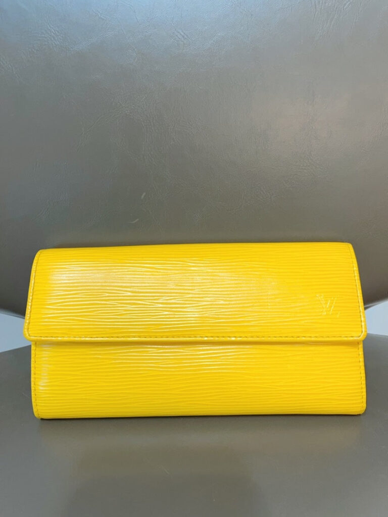Louis Vuitton Epi Long Wallet Yellow Wallet | Studio Nafay