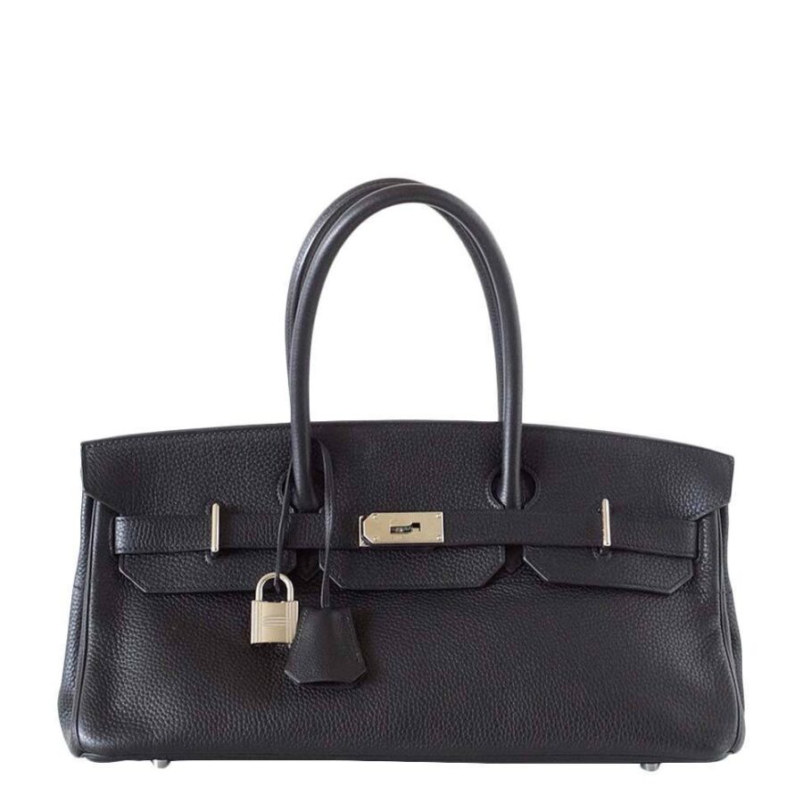 HermesBirkin JPG Shoulder Bag Black | Studio Nafay