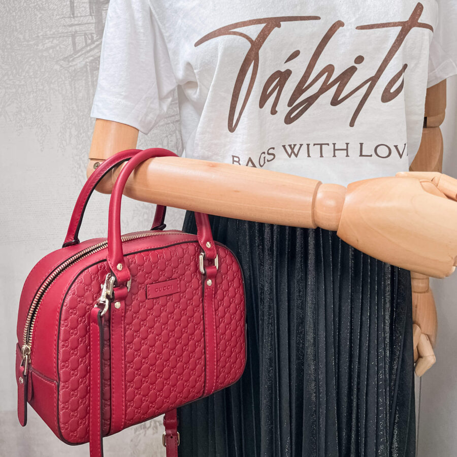 Mini Trunk Guccissima Leather Red | Studio Nafay
