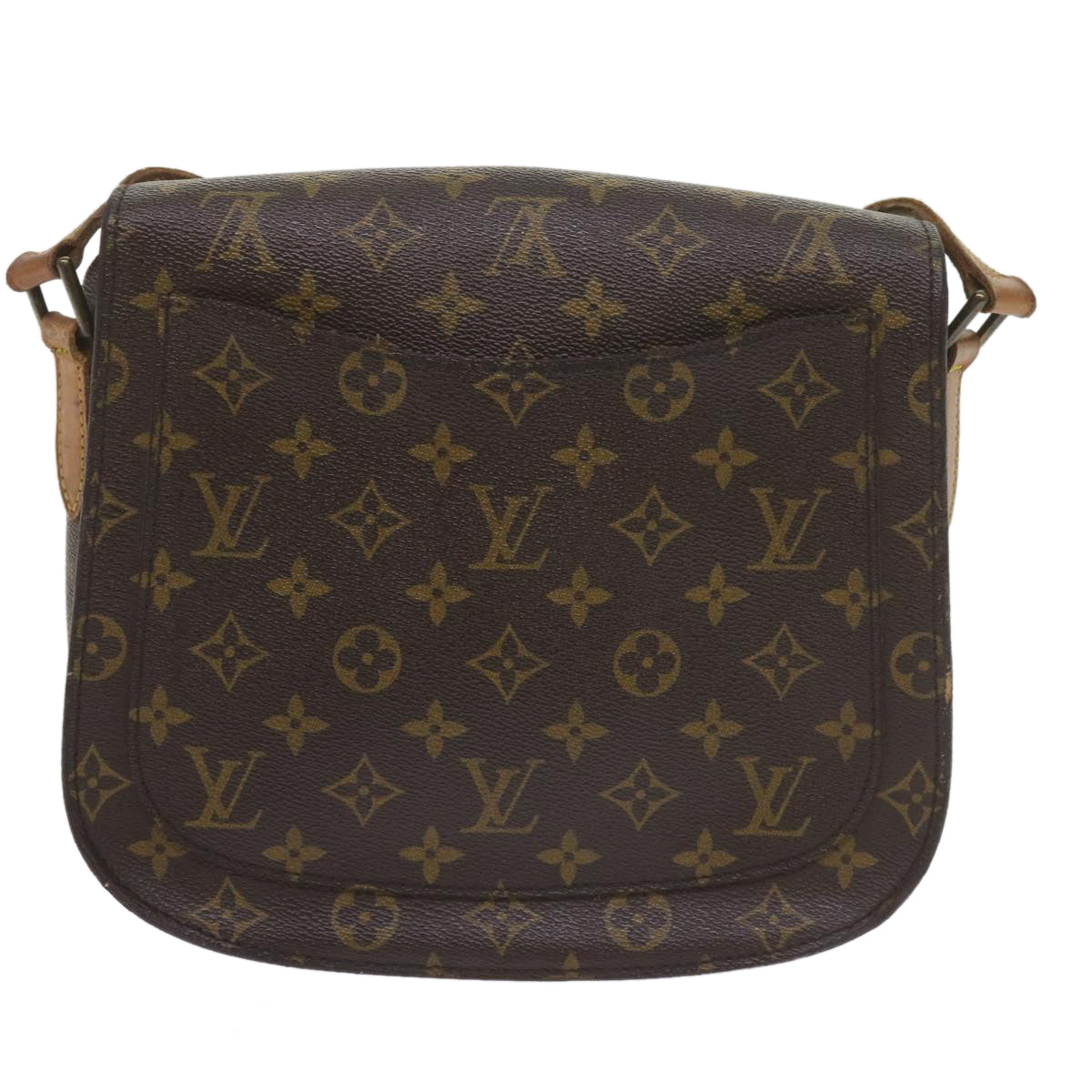 LOUIS VUITTON Monogram Saint Cloud GM Shoulder Bag LV Auth tb923
