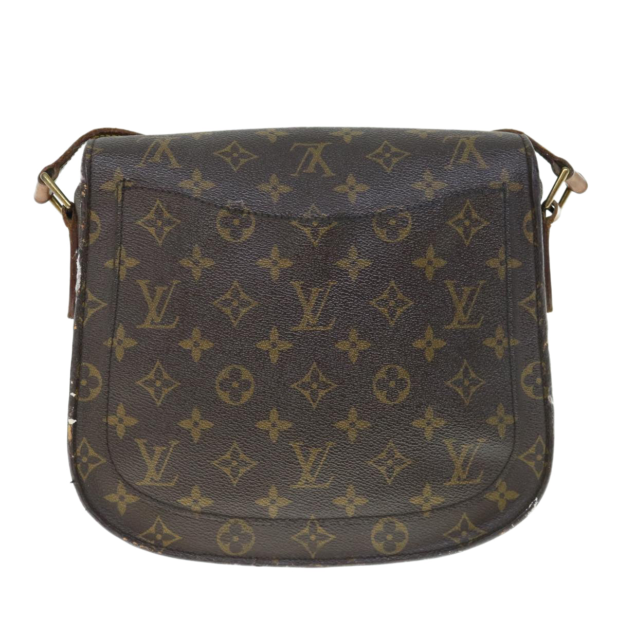 LOUIS VUITTON Monogram Saint Cloud GM Shoulder Bag LV Auth tb974
