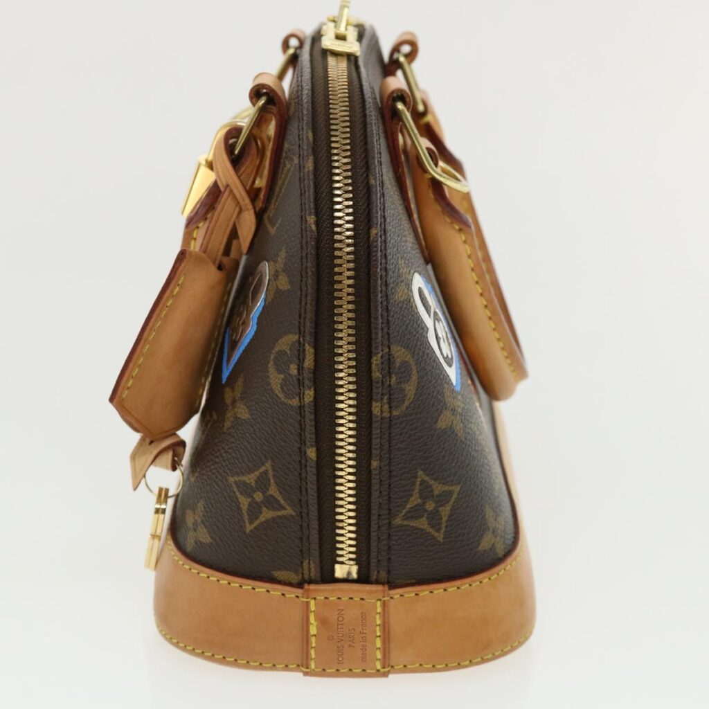 LOUIS VUITTON Monogram Lovelock Alma BB Hand Bag LV Auth 35666 - Product Image 2
