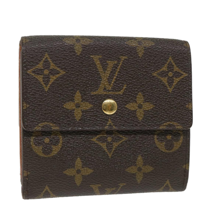 LOUIS VUITTON Monogram Porte Monnaie Bier Cartes Crdit Wallet Auth ti1297 | Studio Nafay
