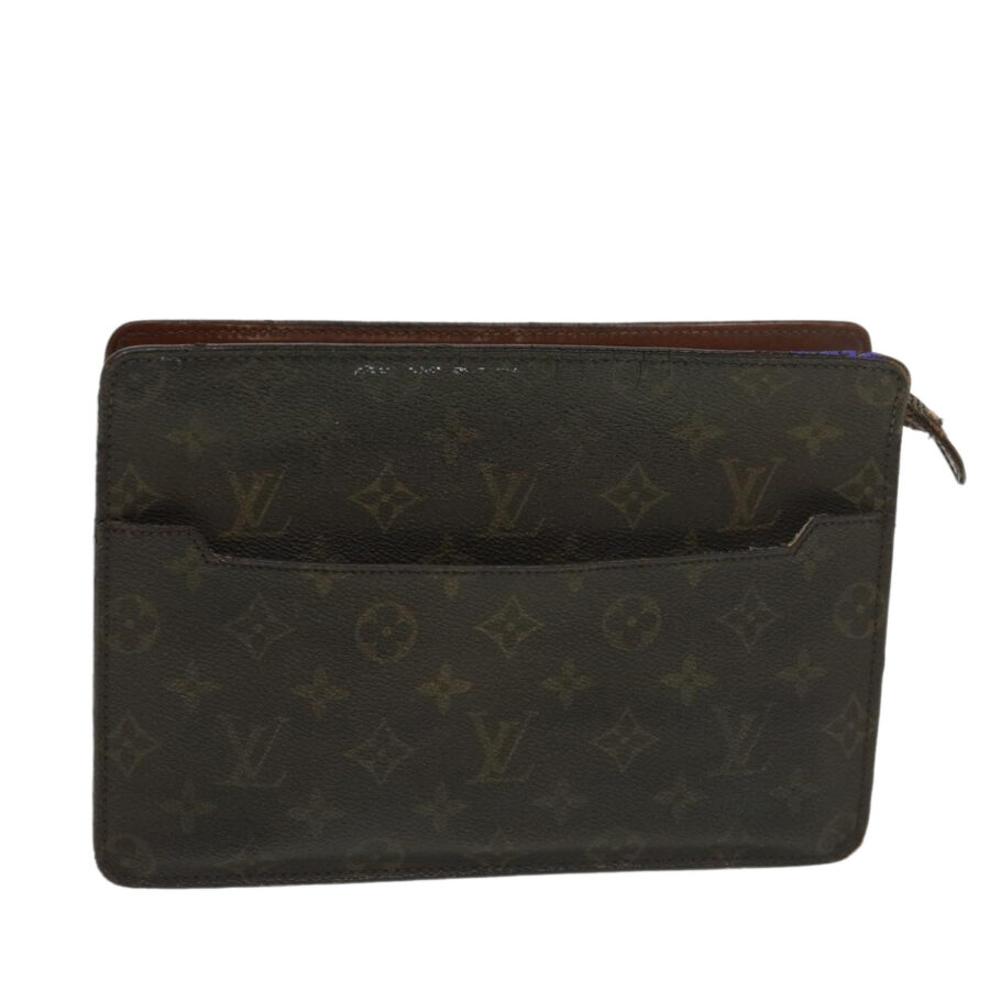 LOUIS VUITTON Monogram Pochette Homme Clutch Bag LV ti983 | Studio Nafay
