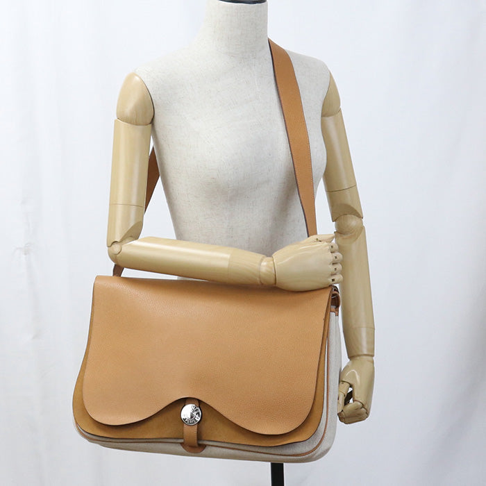 HERMES Sac Colorado GM Shoulder Bag Tower ash beige Women
