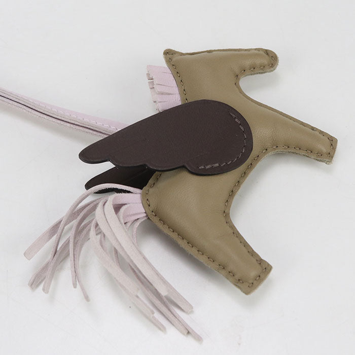 HERMES Rodeo Pegasus PM Bag charm Anyo Miro brown unisex