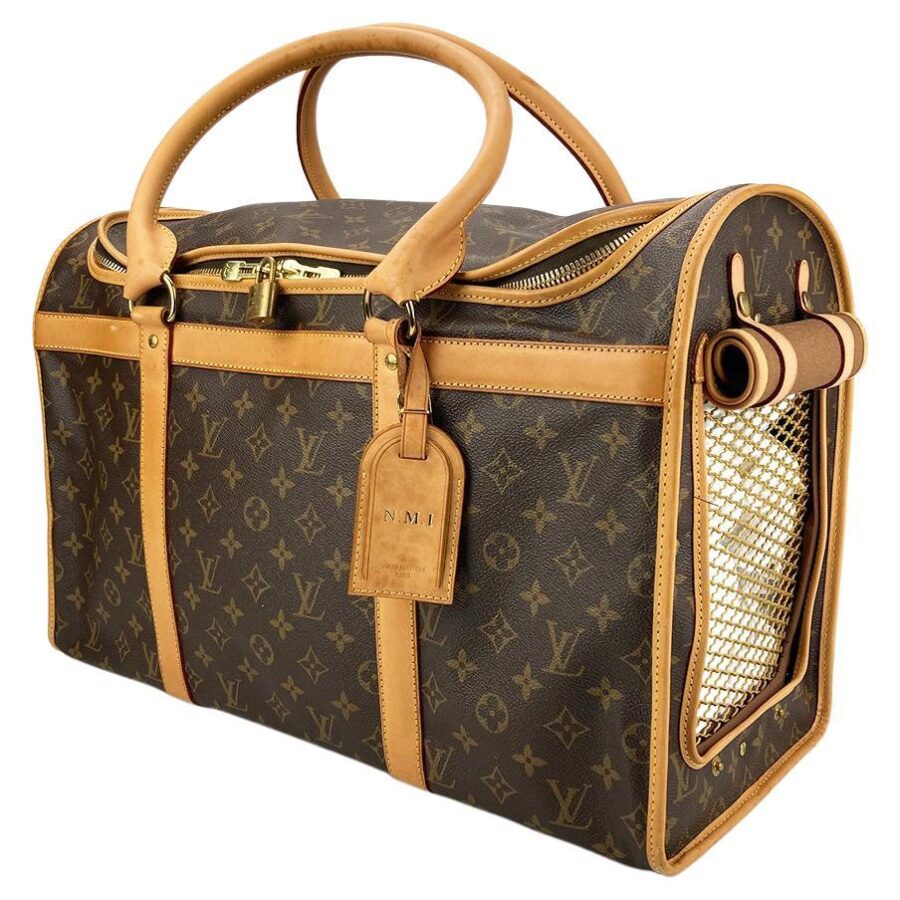 LOUIS VUITTON Monogram Sac Chien Pet Carrier 50 | Studio Nafay