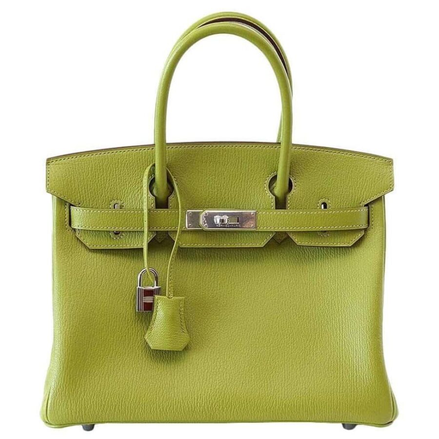 HermesBirkin 30 Vert Anis Chevre Bag | Studio Nafay
