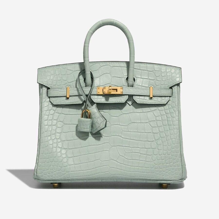 Birkin 25 Matte Alligator Vert d'Eau | Studio Nafay