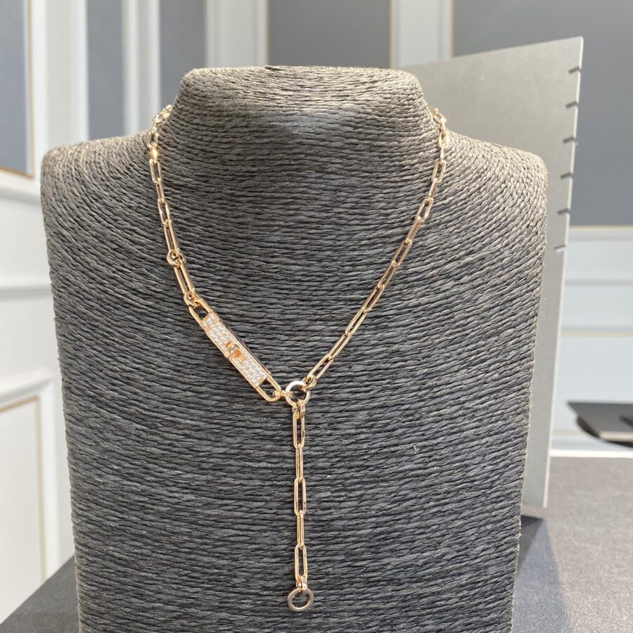 HM KELLY CHAINE CHOKER DROP NECKLACE | Studio Nafay