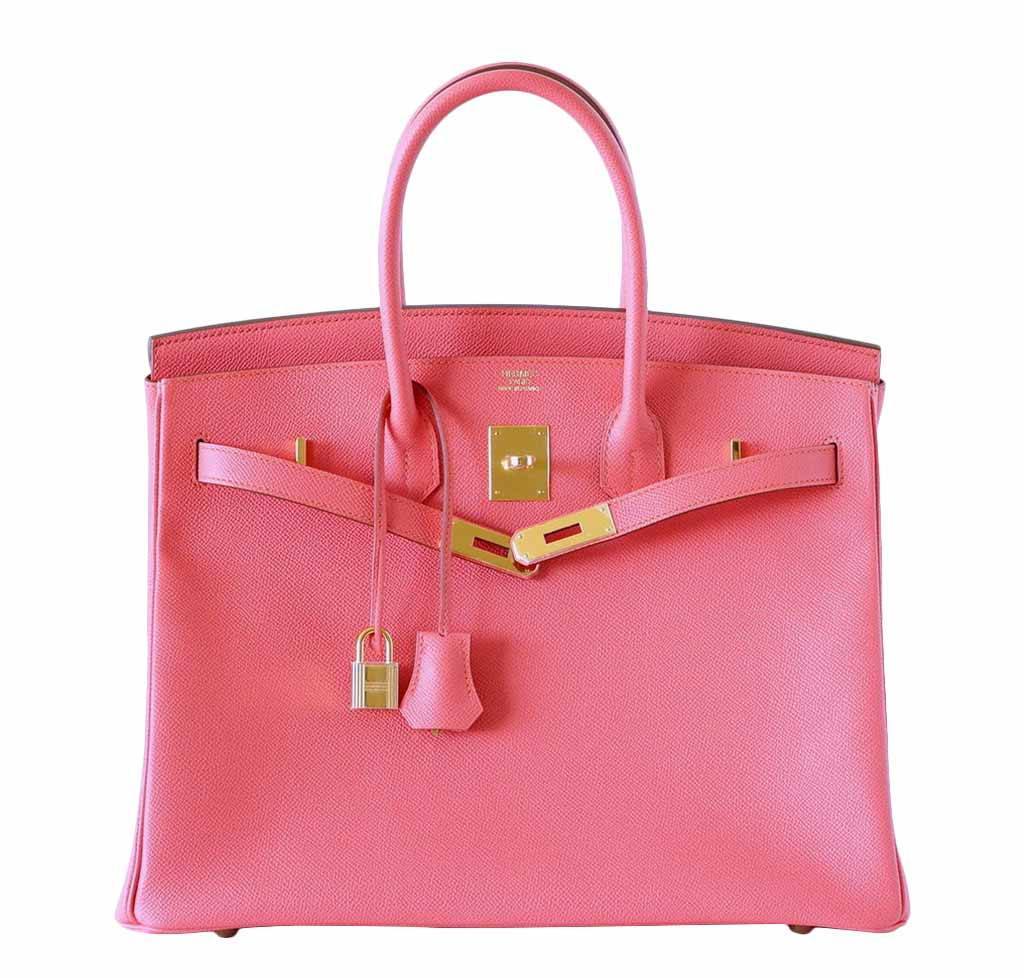 HermesBirkin 35 Flamingo Epsom Bag
