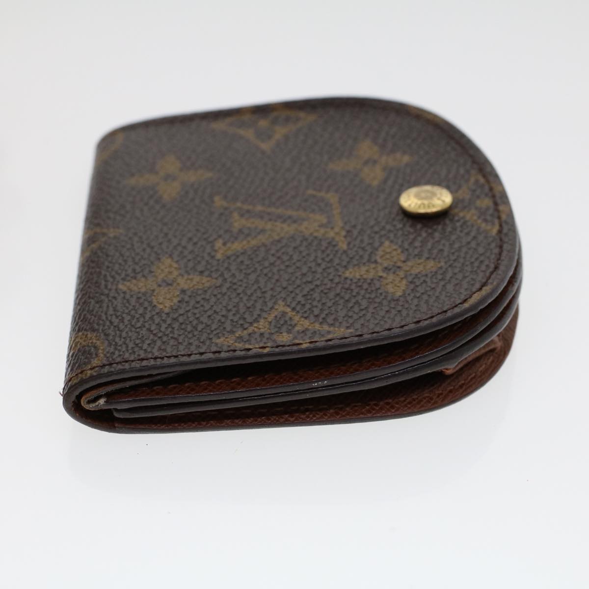 LOUIS VUITTON Monogram Porte Monnaie Guze Coin Purse LV Auth yk7396B
