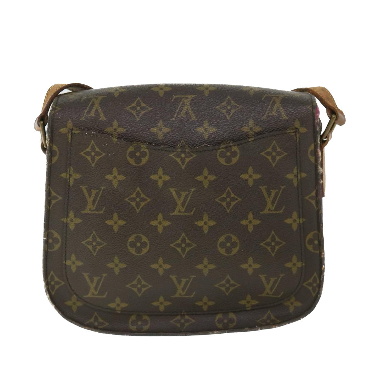 LOUIS VUITTON Monogram Saint Cloud GM Shoulder Bag LV Auth yk8580