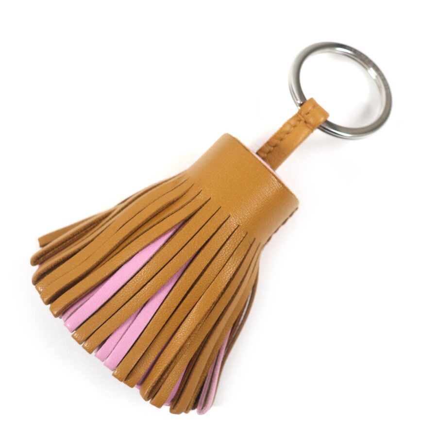 HERMES Bag charm Anyo Miro Sesame/Mauve Sylvestre/Violet Carmen Women | Studio Nafay