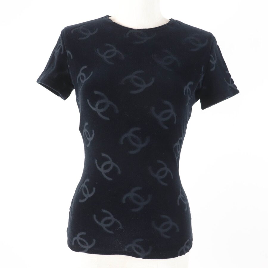 Chanel COCO Mark Velour Short Sleeve Top Classic Flap Tote | Studio Nafay