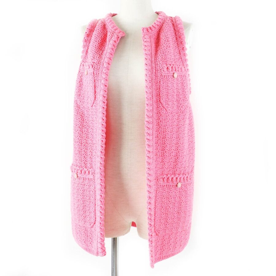 Chanel Cotton Polyamide Long Gilet 34 Classic Flap Tote | Studio Nafay