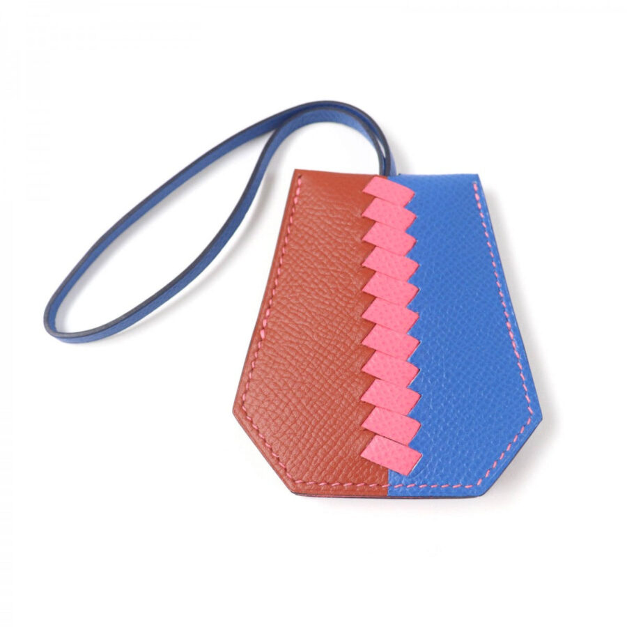 HERMES Bag charm Main FEpsom multicolor Clochette ECle Grand Trace Women | Studio Nafay