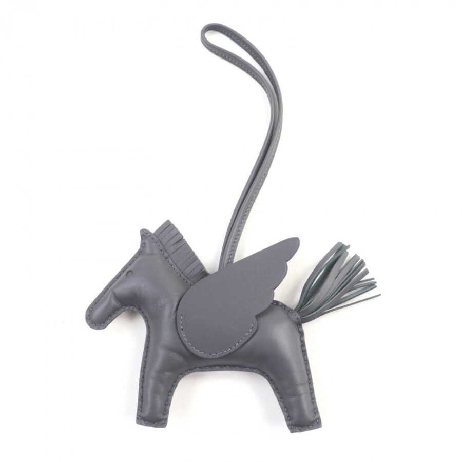 HERMES Bag charm Anyo Miro gray Rodeo Charm Pegasus MM | Studio Nafay