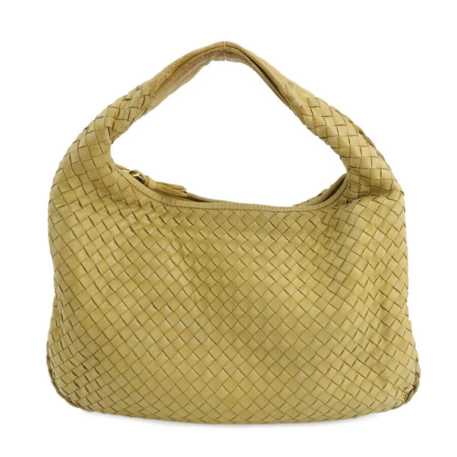 BOTTEGA VENETA Hobo Intrecciato Leather Bag Light Beige 115653 | Studio Nafay