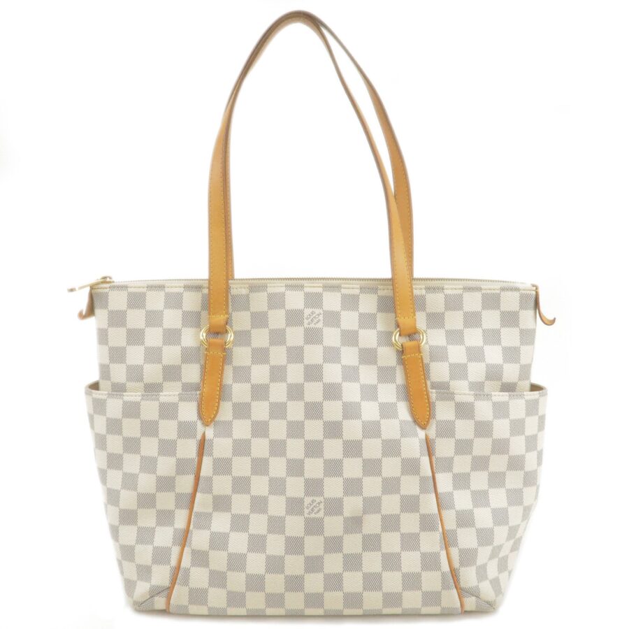 Louis Vuitton Damier Azur Totally MM Tote Bag Hand Bag | Studio Nafay