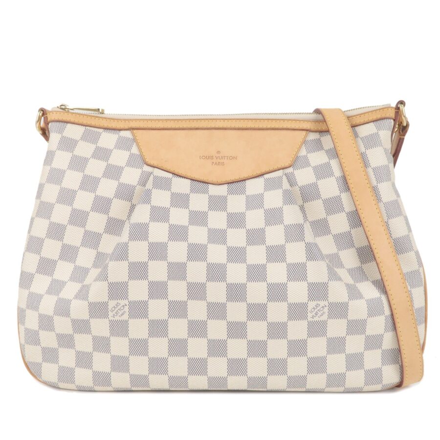 Louis Vuitton Damier Azur Siracusa MM Crossbody Shoulder Bag F/S | Studio Nafay